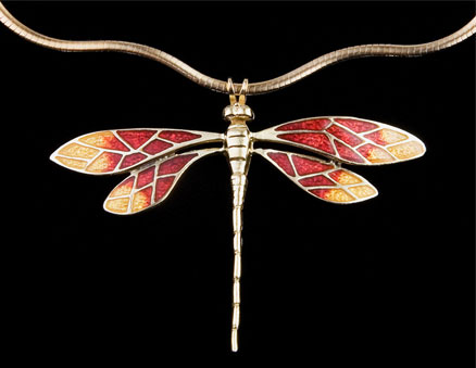 Joan Strott-Alvini Dragonfly Pendant